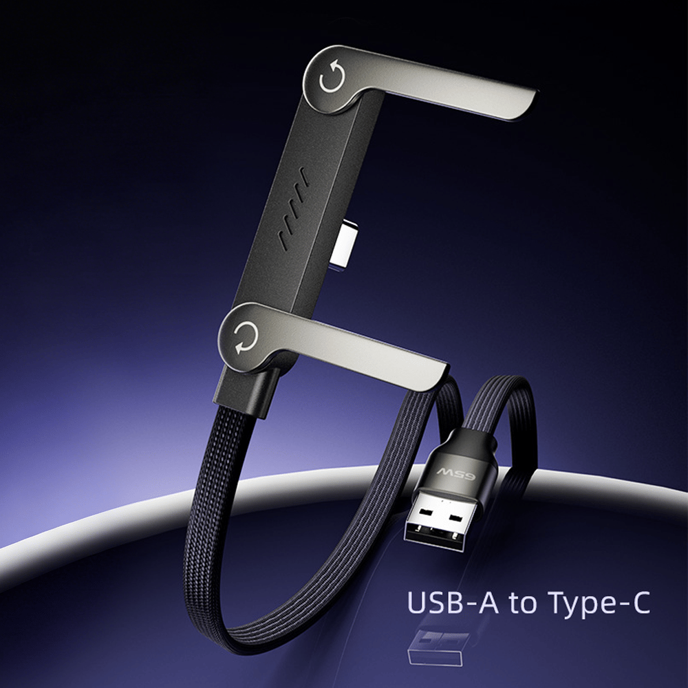 📢📢50% OFF !! ⏰⚡2-in-1 Invisible Holder Charger Cable – 240W Fast Charging Cord with Built-In Phone Stand
