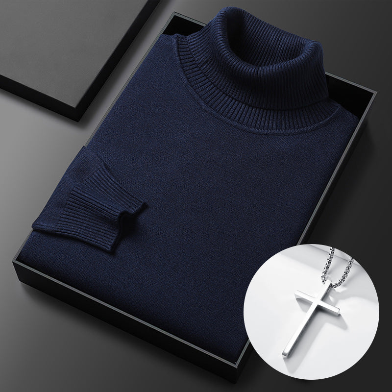✨Men's Solid Color Premium Turtleneck Sweater