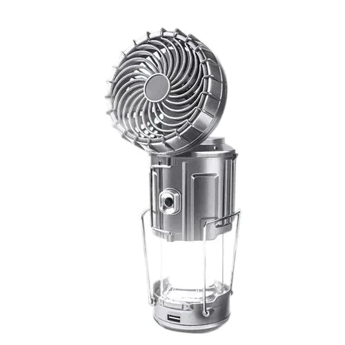 ⛺40% OFF🦬Portable Solar Powered Camping Lantern with Fan for Outdoor
