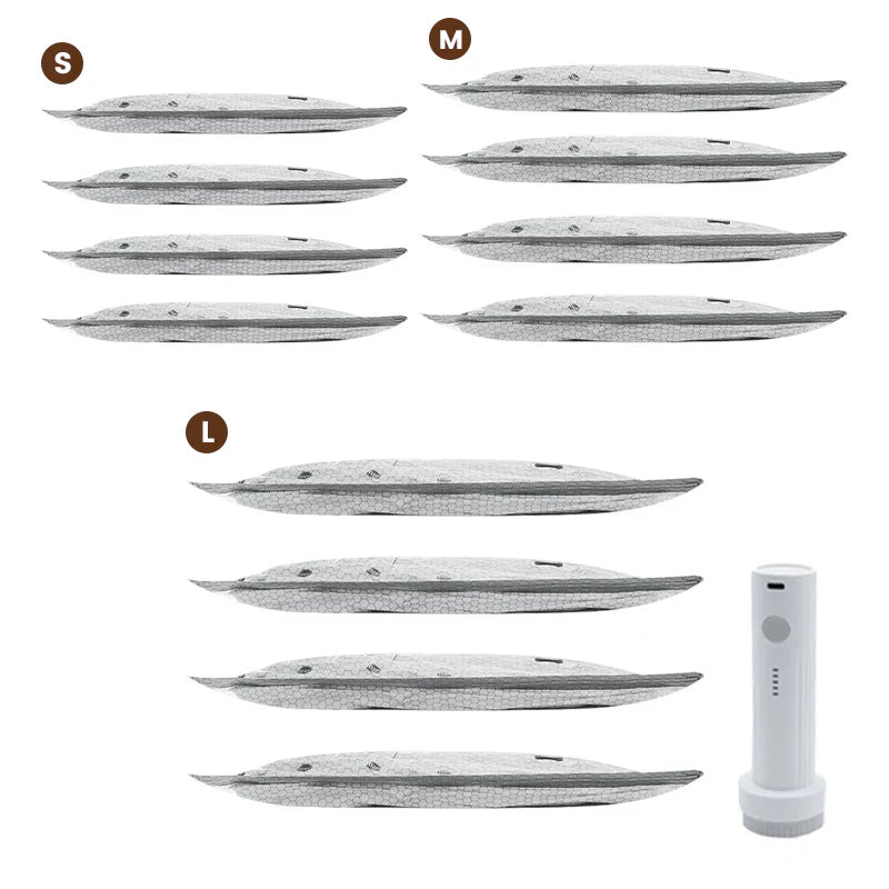 Cordless Travel Vacuum Storage Compression Bag