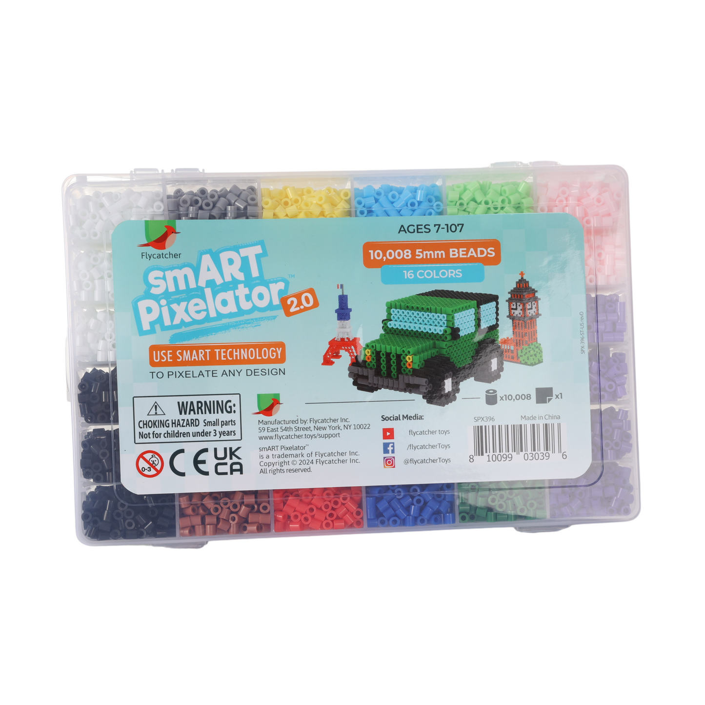 Bead Refill Pack – 10,000 Colorful Beads for smART Pixelator® 2.0