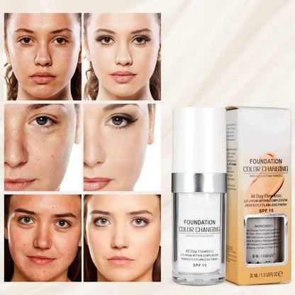 Colour Changing Mature Skin Foundation