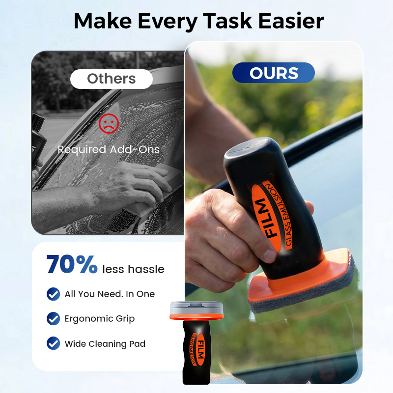 Auto Glass Side Window Oil Film Removal Cleaner