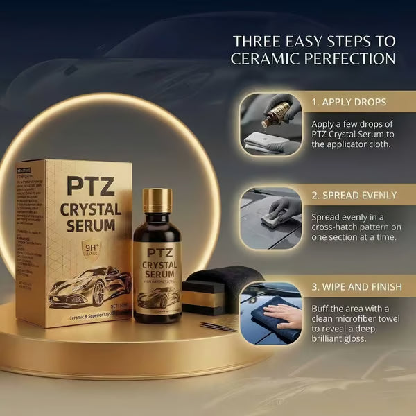 Crystal Serum – 9h Professional Ceramic Coating For Car Paint, Gloss & Protection