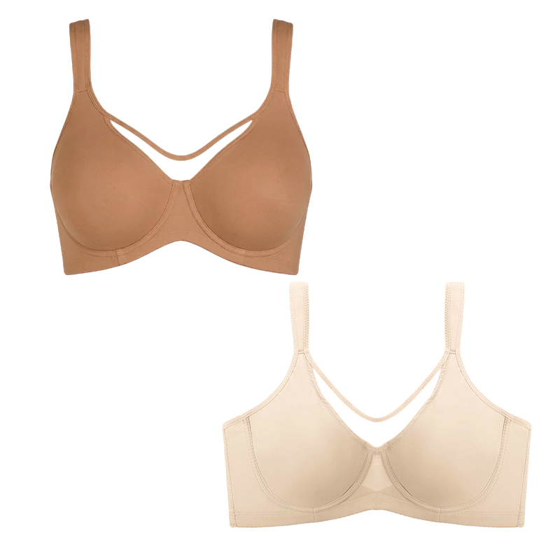 💐Women's Elegant Sheer Full Coverage Plus Size Bra