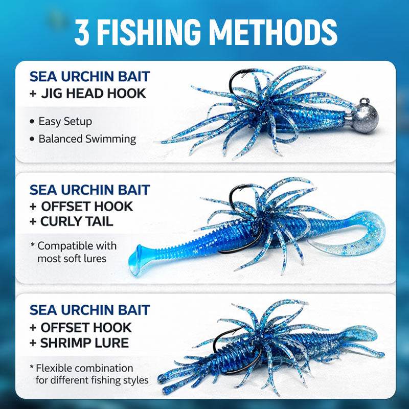 ✨Limited 30% Discount🐟 Bionic Sea Urchin Soft Lure
