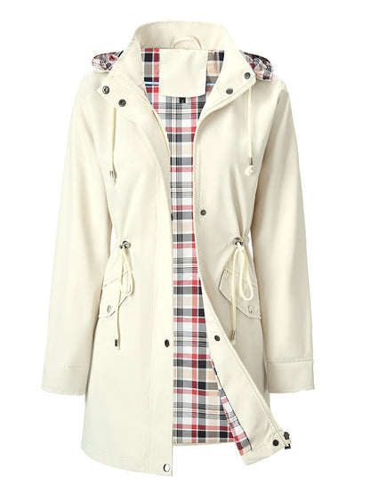 ❤️‍🔥New Arrival-50% Off🥰Solid Color Casual Jackets, Waterproof and Windproof Coats, Hooded Windbreakers