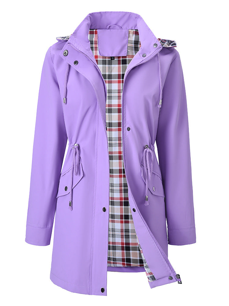 ❤️‍🔥New Arrival-50% Off🥰Solid Color Casual Jackets, Waterproof and Windproof Coats, Hooded Windbreakers