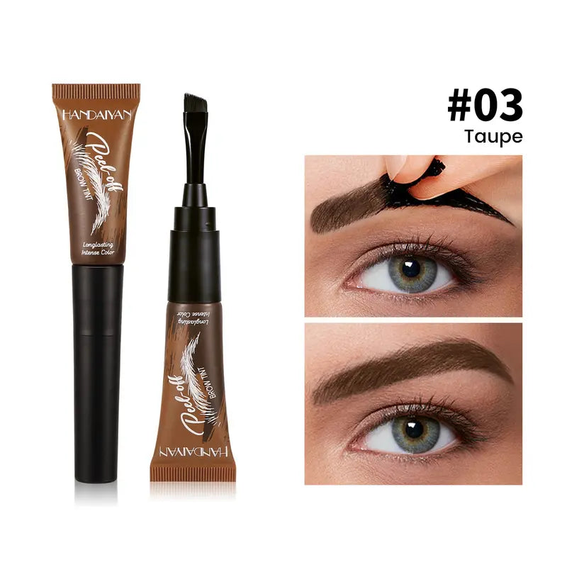 💜LAST DAY SALE BUY 1 GET 1 FREE!!💜5-Color Tear-Off Brow Tint – Waterproof, Non-Fading, Long-Lasting Pigment for Precise Brow Definition & Effortless Wild Brow Looks
