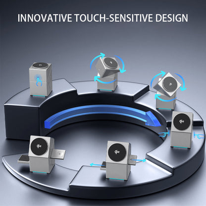 🎅🏻3-in-1 Foldable Magnetic Wireless Charging Station