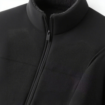 Men's Winter Warm Zipper Coats with Pockets