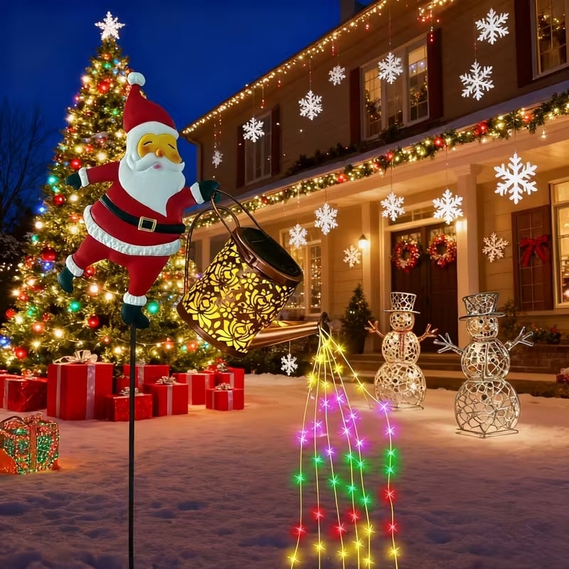 🎅Christmas Sale🎄50K+ SOLD! 🎁✨Christmas Solar Kettle Light & Lantern Garden Decor Collection💕