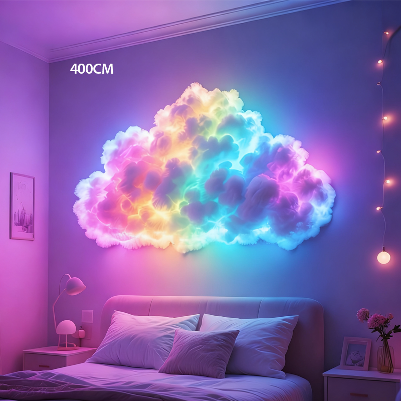 ⏰DIY USB-Powered Thundercloud LED Light Decor🌈☁️