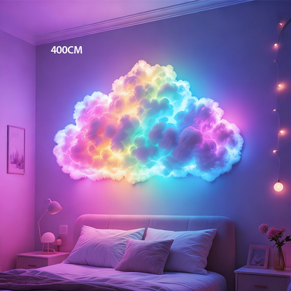 ⏰DIY USB-Powered Thundercloud LED Light Decor🌈☁️