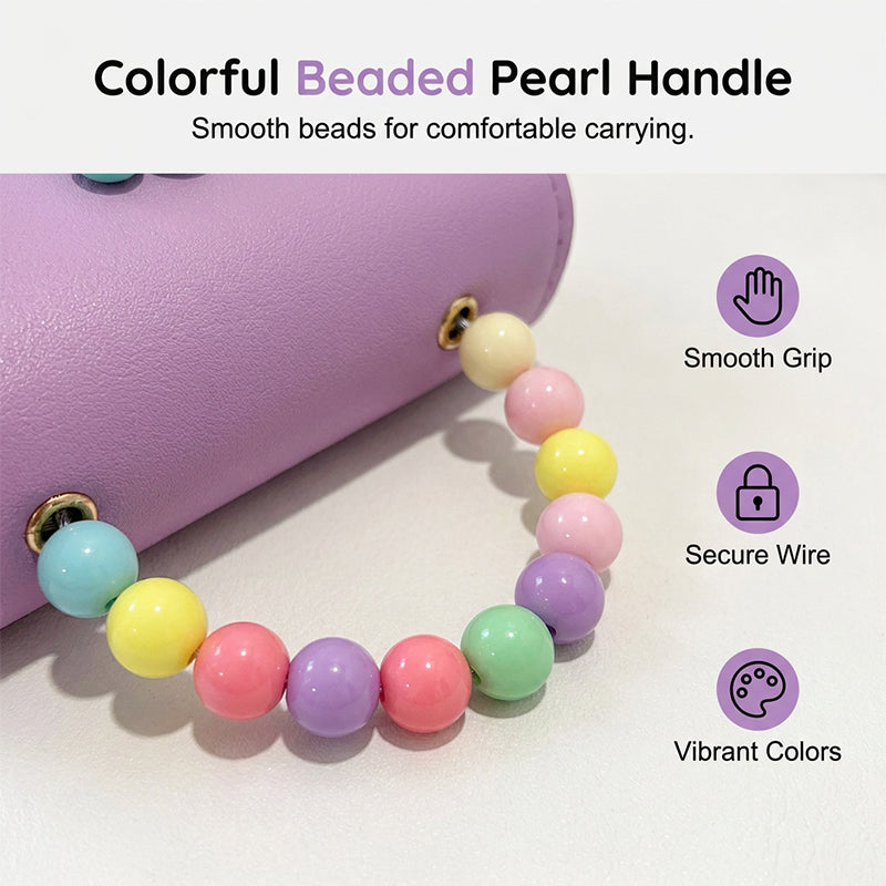 🎁Children's Sequin Flower Pearl Handbag